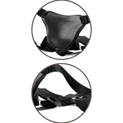 KING COCK - ELITE HARNAIS RÉGLABLE CONFORTABLE AVEC GODE 17.8 CM KING COCK