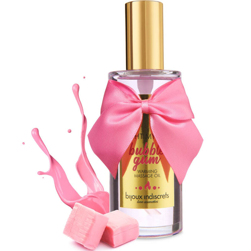 BIJOUX - INDISCRETS HUILE DE MASSAGE LIGHT MY FIRE EFFET CHALEUR SAVEUR GOMME BIJOUX LOVE COSMETIQUES