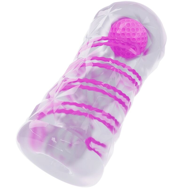 PRETTY LOVE - MASTURBATEUR MASCULIN FANTASY AVEC SPIRALE INTERNE ET BALLES TRANSPARENTES PRETTY LOVE MALE