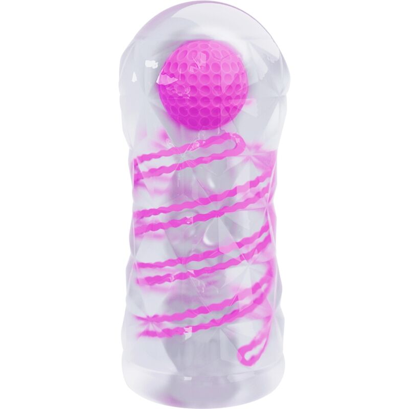 PRETTY LOVE - MASTURBATEUR MASCULIN FANTASY AVEC SPIRALE INTERNE ET BALLES TRANSPARENTES PRETTY LOVE MALE