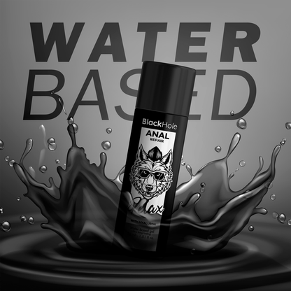 BLACK HOLE - RÉPARATION ANALE RELAX À BASE D'EAU AVEC HYALURON 30 ML BLACK HOLE