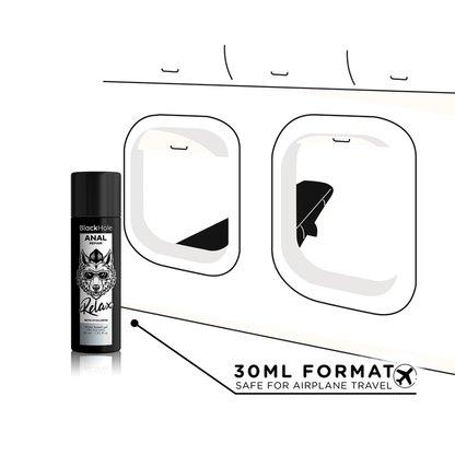 BLACK HOLE - RÉPARATION ANALE RELAX À BASE D'EAU AVEC HYALURON 30 ML BLACK HOLE