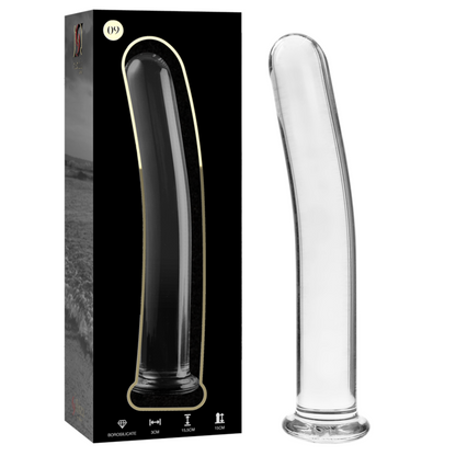 NEBULA SERIES BY IBIZA - MODÈLE 9 GODE EN VERRE BOROSILICATE CLAIR 15.5 CM -O- 2.5 CM NEBULA SERIES BY IBIZA