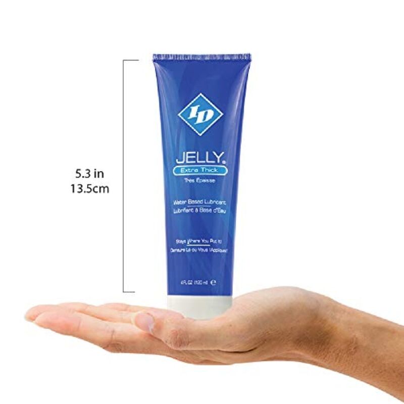 ID JELLY - LUBRIFIANT À BASE D'EAU TUBE DE VOYAGE EXTRA ÉPAIS 120 ML ID JELLY