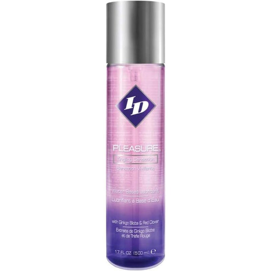 ID PLEASURE - LUBRIFIANT  BASE DEAU SENSATION TINGING 500 ML ID PLEASURE