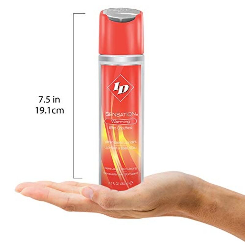 ID SENSATION - LUBRIFIANT BASE D'EAU  EFFET CHALEUR 250 ML ID SENSATION