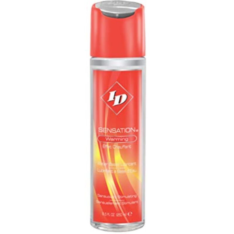 ID SENSATION - LUBRIFIANT BASE D'EAU  EFFET CHALEUR 250 ML ID SENSATION