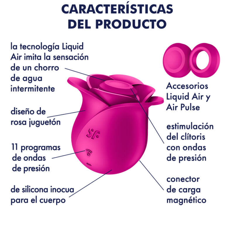 SATISFYER - AIR PULSE VIBRATEUR FLEUR MODERNE PRO 2 SATISFYER AIR PULSE