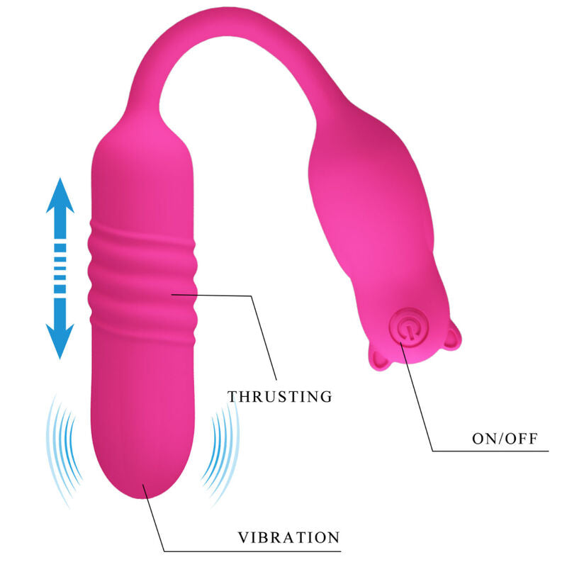 PRETTY LOVE - NOBIKUMA BALLE VIBRANTE EN SILICONE ROSE PRETTY LOVE FLIRTATION