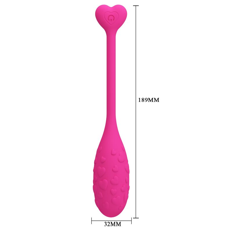 PRETTY LOVE - OEUF VIBRANT ROSE FISHER CONTRÔLÉ PAR APPLICATION PRETTY LOVE SMART