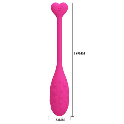 PRETTY LOVE - OEUF VIBRANT ROSE FISHER CONTRÔLÉ PAR APPLICATION PRETTY LOVE SMART