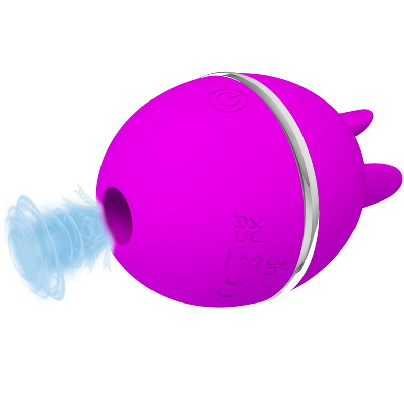 PRETTY LOVE - VIBRATEUR ROND EN SILICONE GEMINI BALL VIOLET PRETTY LOVE FLIRTATION