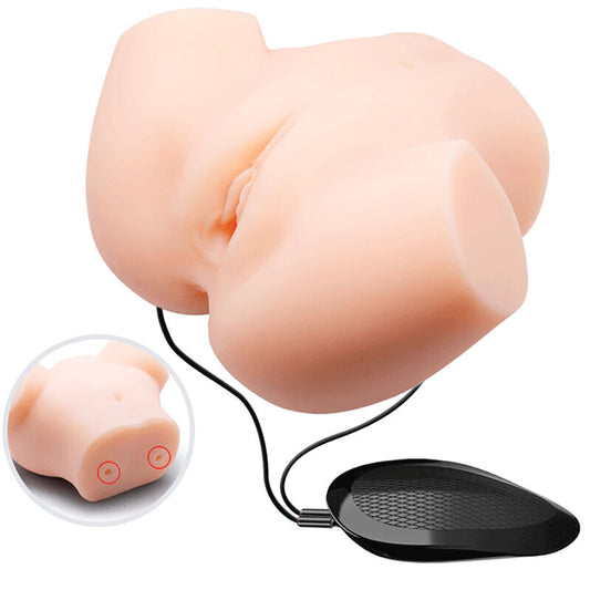 CRAZY BULL - VAGIN ET ANUS RÉALISTES DOUBLE VIBRATION CRAZY BULL