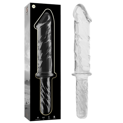 NEBULA SERIES BY IBIZA - MODÈLE 24 GODE EN VERRE BOROSILICATE CLAIR 28.5 CM -O- 5 CM NEBULA SERIES BY IBIZA