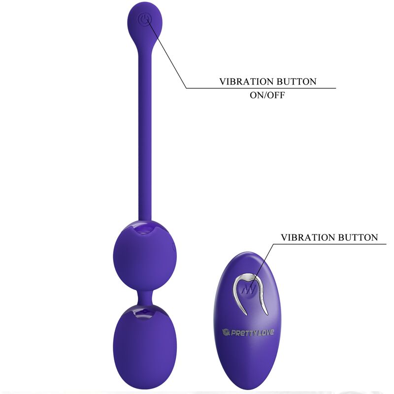 PRETTY LOVE - BALLES TÉLÉCOMMANDÉES WILLIE YOUTH ET VIBRATION VIOLET PRETTY LOVE LED