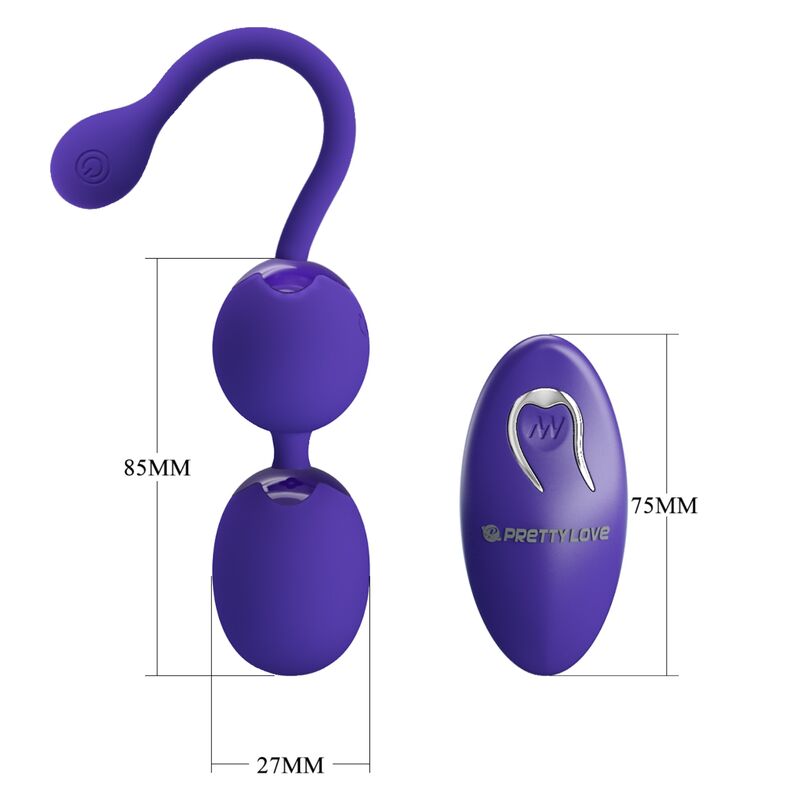 PRETTY LOVE - BALLES TÉLÉCOMMANDÉES WILLIE YOUTH ET VIBRATION VIOLET PRETTY LOVE LED