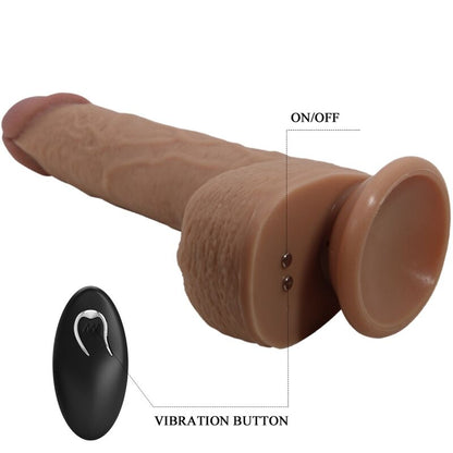 PRETTY LOVE - VIBRATEUR GODE RÉALISTE TOMMY 22.5 CM PRETTY LOVE FLIRTATION