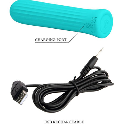 PRETTY LOVE - BLANCHE VIBRATEUR STIMULATEUR BLEU PRETTY LOVE C-TYPE