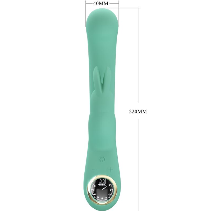 PRETTY LOVE - VIBRATEUR LAMAR LAPIN ET POINT G VERT PRETTY LOVE LED