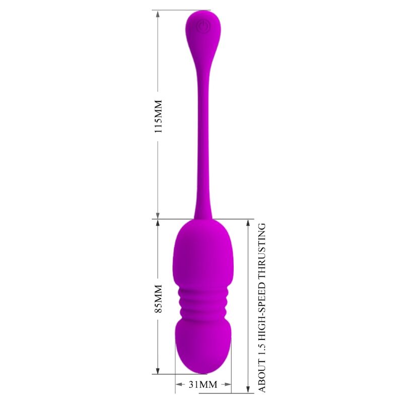 PRETTY LOVE - OEUF VIBRANT RECHARGEABLE CALLIE VIOLET PRETTY LOVE C-TYPE