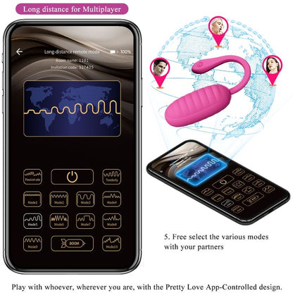 PRETTY LOVE - OEUF VIBRANT RECHARGEABLE CATALINA ROSE PRETTY LOVE SMART