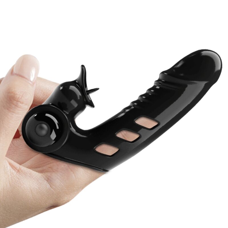PRETTY LOVE - COUVERCLE DE DOIGT VIBRATEUR CORBIN NOIR PRETTY LOVE MALE
