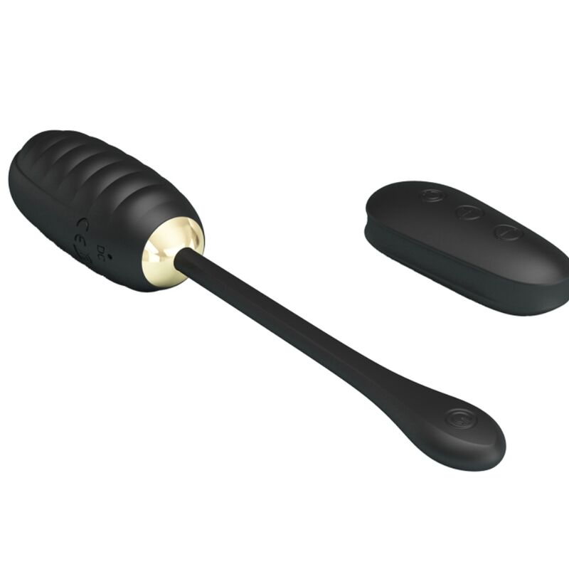 PRETTY LOVE - DOREEN OEUF VIBRANT RECHARGEABLE DE LUXE NOIR TÉLÉCOMMANDE PRETTY LOVE SMART