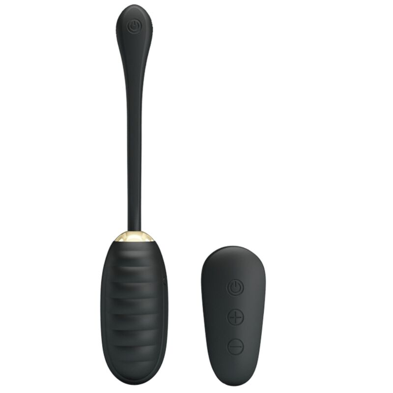 PRETTY LOVE - DOREEN OEUF VIBRANT RECHARGEABLE DE LUXE NOIR TÉLÉCOMMANDE PRETTY LOVE SMART