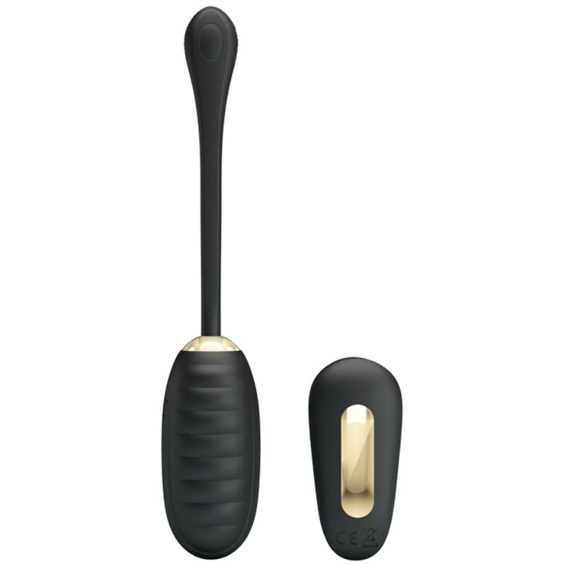 PRETTY LOVE - DOREEN OEUF VIBRANT RECHARGEABLE DE LUXE NOIR TÉLÉCOMMANDE PRETTY LOVE SMART