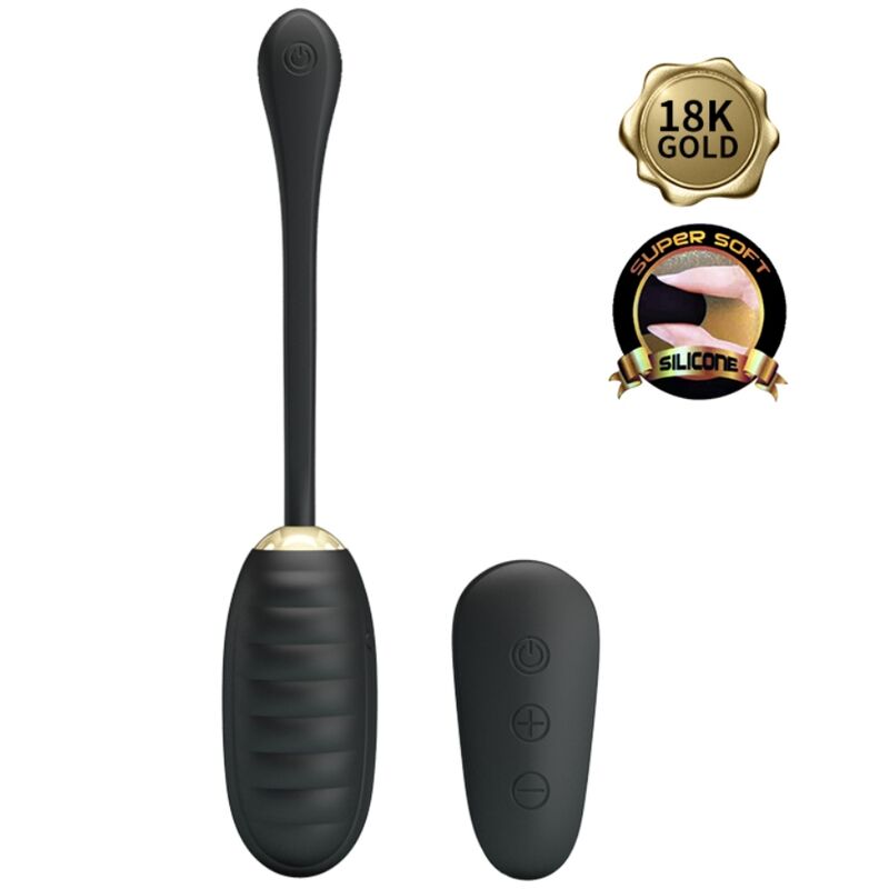 PRETTY LOVE - DOREEN OEUF VIBRANT RECHARGEABLE DE LUXE NOIR TÉLÉCOMMANDE PRETTY LOVE SMART