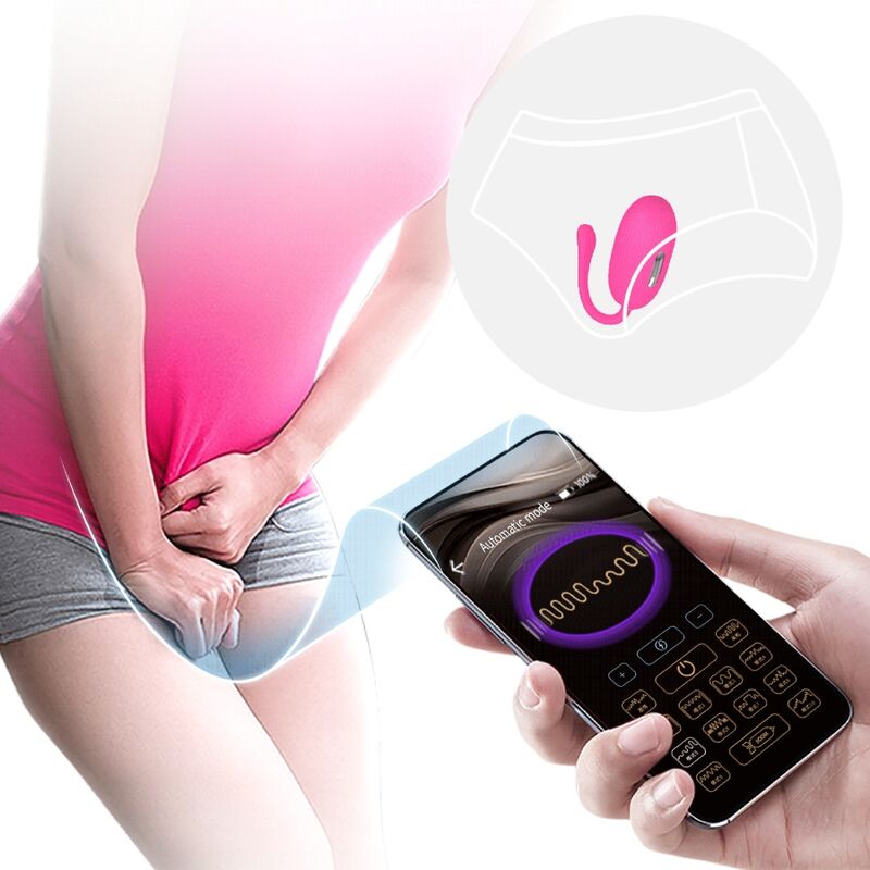 PRETTY LOVE - OEUF VIBRANT RECHARGEABLE DOREEN MAGENTA TÉLÉCOMMANDE PRETTY LOVE SMART