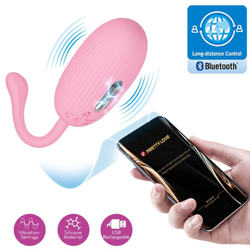 PRETTY LOVE - OEUF VIBRANT RECHARGEABLE ROSE DOREEN PRETTY LOVE SMART