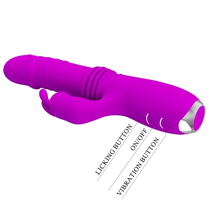 PRETTY LOVE - VIBRATEUR LAPIN RECHARGEABLE DOROTHY VIOLET PRETTY LOVE C-TYPE