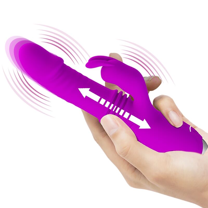 PRETTY LOVE - VIBRATEUR LAPIN RECHARGEABLE DOROTHY VIOLET PRETTY LOVE C-TYPE