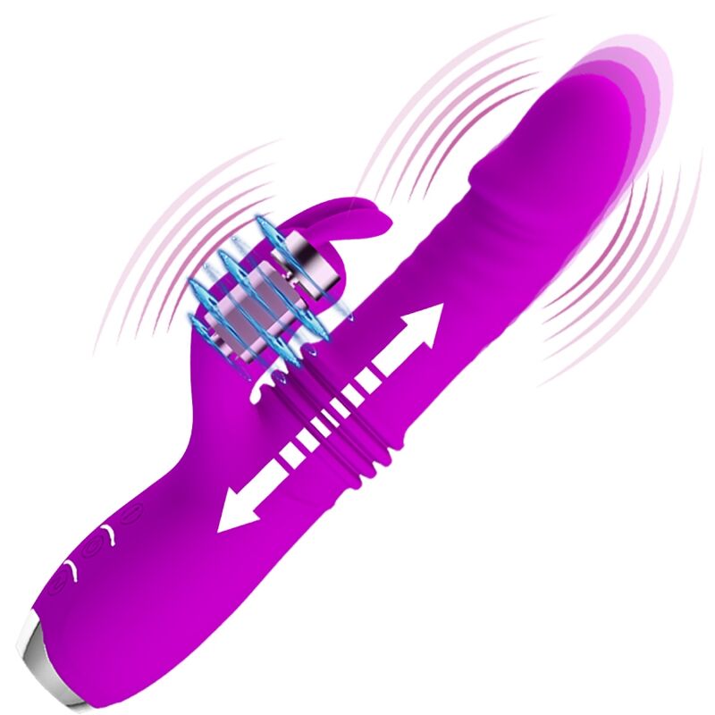 PRETTY LOVE - VIBRATEUR LAPIN RECHARGEABLE DOROTHY VIOLET PRETTY LOVE C-TYPE