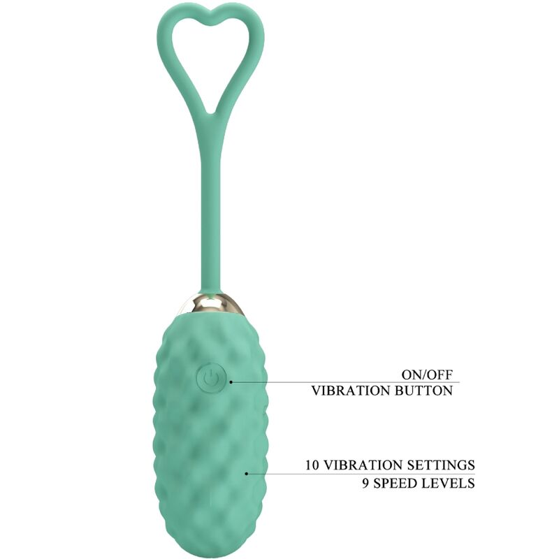 PRETTY LOVE - OEUF VIBRANT TÉLÉCOMMANDE VIVIAN GREEN PRETTY LOVE LED
