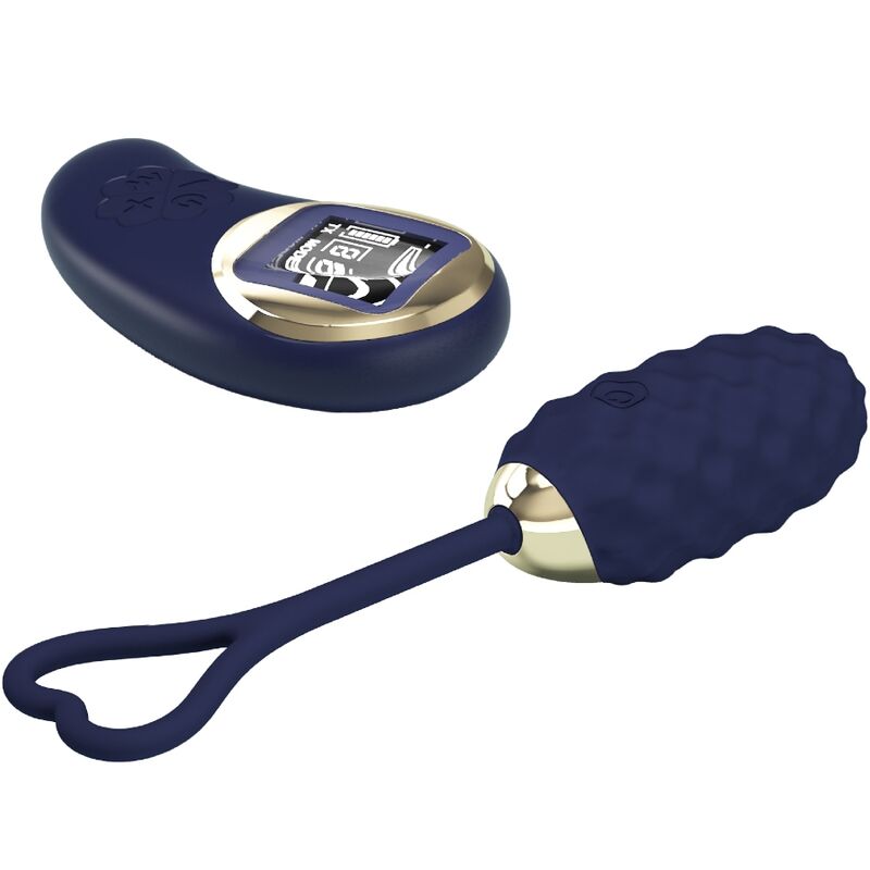PRETTY LOVE - OEUF VIBRANT AVEC TÉLÉCOMMANDE VIVIAN BLUE PRETTY LOVE LED