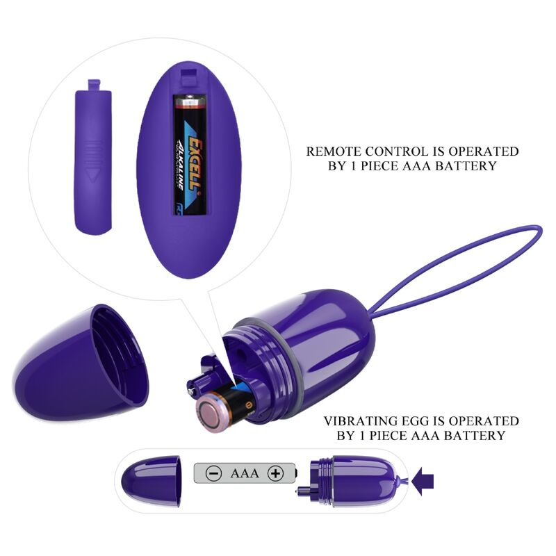PRETTY LOVE - SELKIE YOUTH MINI OEUF VIBRANT TÉLÉCOMMANDE VIOLET PRETTY LOVE YOUTH