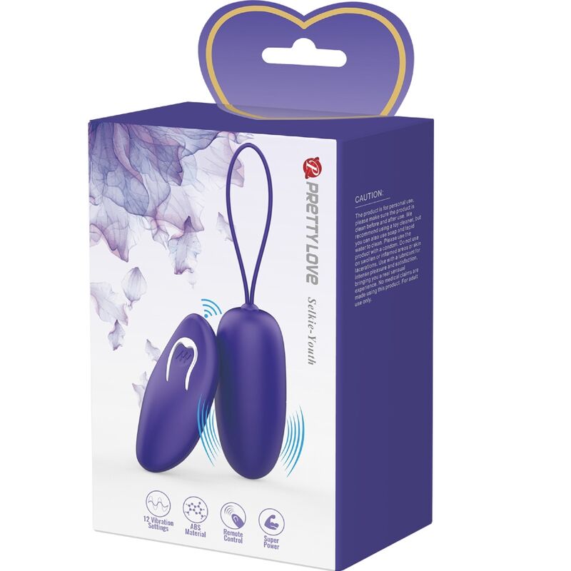 PRETTY LOVE - SELKIE YOUTH MINI OEUF VIBRANT TÉLÉCOMMANDE VIOLET PRETTY LOVE YOUTH