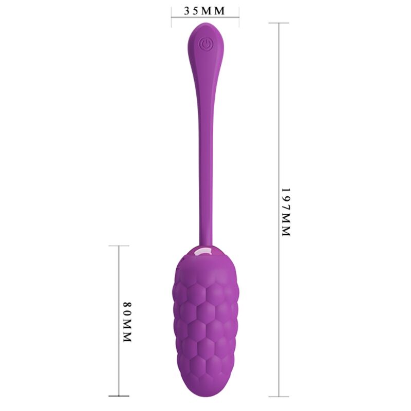 PRETTY LOVE - OEUF VIBRANT  TEXTURE MARINE RECHARGEABLE VIOLET PRETTY LOVE SMART