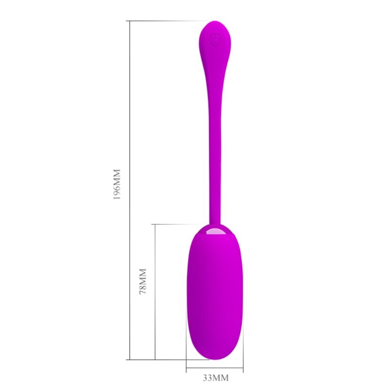 PRETTY LOVE - OEUF VIBRANT JULIUS IMPERMÉABLE-RECHARGEABLE VIOLET PRETTY LOVE SMART