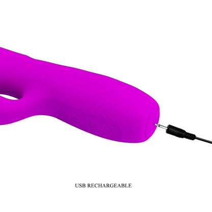 PRETTY LOVE - VIBRATEUR LAPIN RECHARGEABLE MELANIE VIOLET PRETTY LOVE PARTY UP