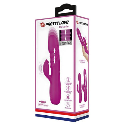 PRETTY LOVE - VIBRATEUR LAPIN RECHARGEABLE MELANIE VIOLET PRETTY LOVE PARTY UP