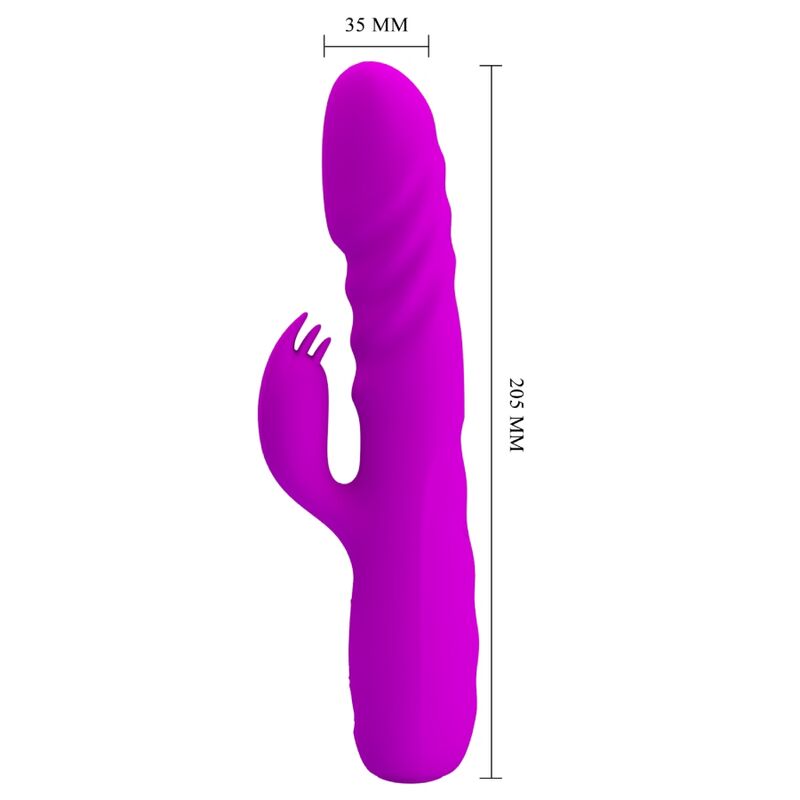 PRETTY LOVE - VIBRATEUR LAPIN RECHARGEABLE MELANIE VIOLET PRETTY LOVE PARTY UP