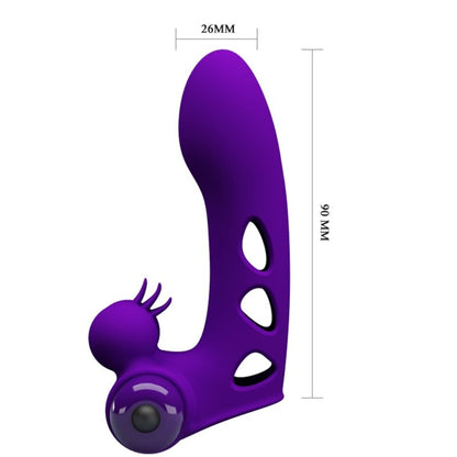 PRETTY LOVE - COUVERCLE DE DOIGT VIBRATEUR ORLANDO VIOLET PRETTY LOVE PARTY UP