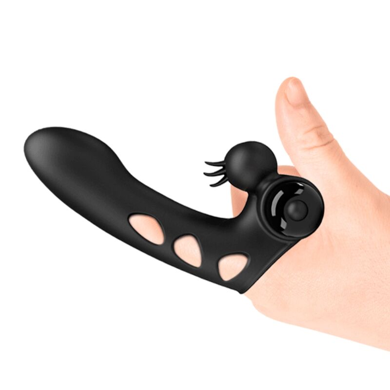 PRETTY LOVE - COUVERCLE DE DOIGT VIBRATEUR ORLANDO NOIR PRETTY LOVE MALE