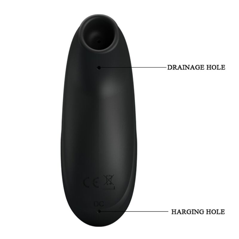 PRETTY LOVE - MASSEUR À ASPIRATION RECHARGEABLE DE LUXE NOIR PRETTY LOVE C-TYPE