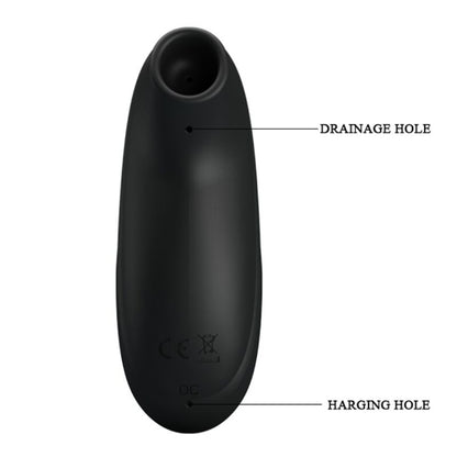 PRETTY LOVE - MASSEUR À ASPIRATION RECHARGEABLE DE LUXE NOIR PRETTY LOVE C-TYPE
