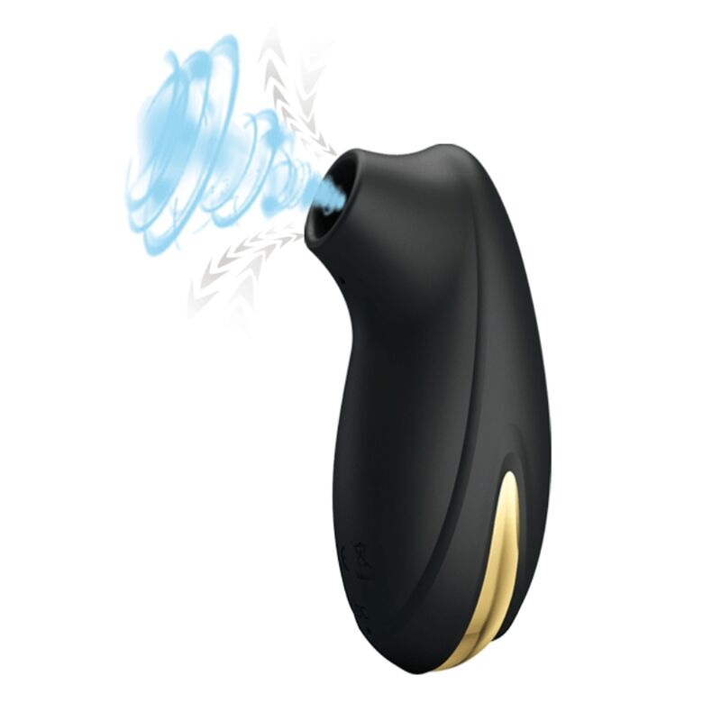 PRETTY LOVE - MASSEUR À ASPIRATION RECHARGEABLE DE LUXE NOIR PRETTY LOVE C-TYPE