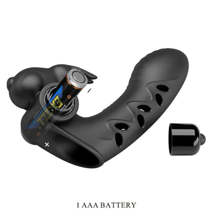PRETTY LOVE - COUVERCLE DE DOIGT VIBRATEUR LAPIN NOIR VANCE PRETTY LOVE MALE